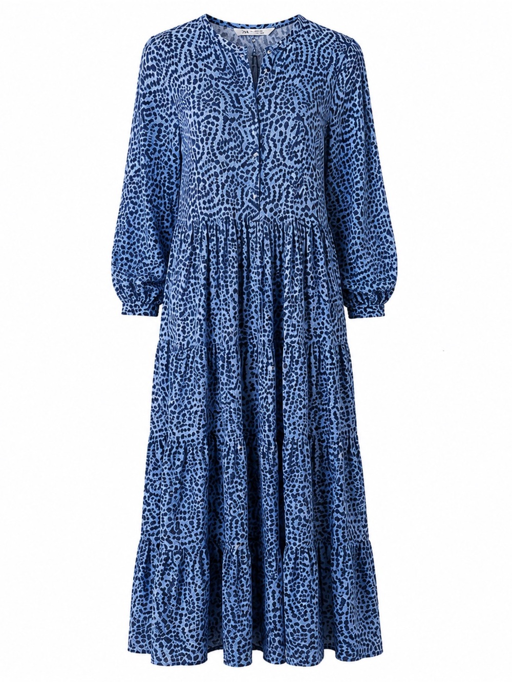 ZARA | Blue Midi Dress 4479/240 Sz SMALL